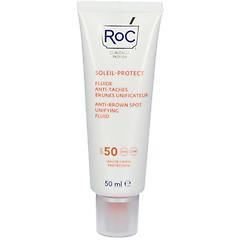 roc fluido viso uniformante anti macchie spf50