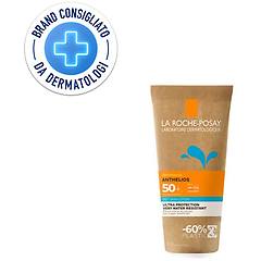 anthelios la roche-posay lotion pelle bagnata spf50+ 200 ml protezione uv corpo molto alta per la pelle