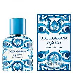 Dolce Gabbana Light Blue Capri In Love Pour Homme 50 Ml Eau De