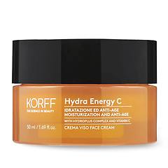 korff hydra energy c crema viso anti age per pelli secche 50 ml