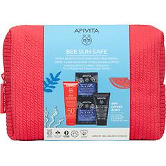Apivita Bee Sun Safe Set Solare Con Crema Viso Lenitiva