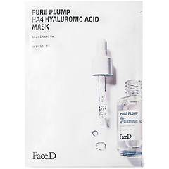 Faced Face D Pure Plump Ha4 Hyaluronic Acid Mask Maschera