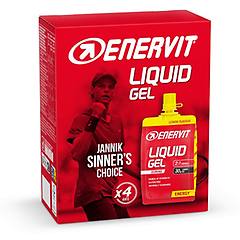 enervit enervit. gel energetico liquid gel limone 4x60ml maltodestrine fruttosio 2 1 gel energetici ritiro