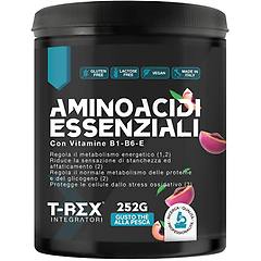 trex t-rex eaa aminoacidi essenziali integratore essential amino con vitamine in polvere gusto thè