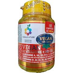 optima naturals colours of life vegan 12 vitamine 3 minerali 60 compresse