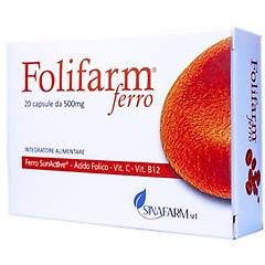 sinafarm ferro integratore 20 capsule 500 mg