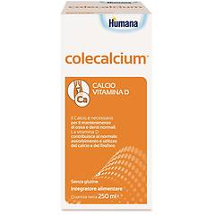 humana colecalcium integratore calcio e vitamina d 250 ml