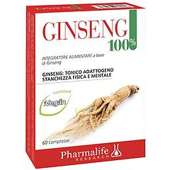 Pharmalife Research Srl Cginseng 100% 60 Compresse
