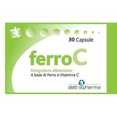 Deltha Pharma Ferroc Integratore 30 Capsule