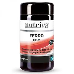 nutriva cabassi(nutriva) ferro integratore alimentare 50 compresse