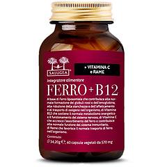 salugea ferro + b12 integratore ferro e vitamina b12 60 capsule