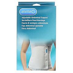 alvita fascia di sostegno addominale colore bianco taglia 3 (110-130 cm)