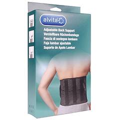 Alvita Fascia Di Sostegno Lombare Regolabile Colore Nero