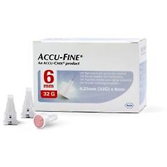Accufine Aghi Penna Somministrazione Insulina 6mm X 32g