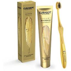 Curasept Gold Lux Luxury Whitening Dentifricio 75 Ml + Spazzolino