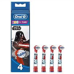 Oralb - Kids Testine Star Wars 4 Pezzi-rosso