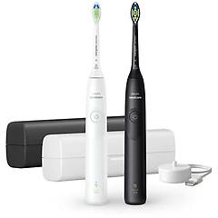 philips 5300 series sonicare spazzolino elettrico sonico con base di ricarica e custodia 2 livelli di