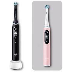 Braun - Io Duo Adulto Spazzolino A Vibrazione Nero Rosa