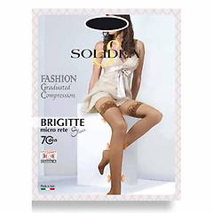 Solidea By Calzificio Pinelli Brigitte A-regg. M-rete Nero 4