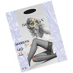 solidea marilyn sheer 140 den calza autoreggente compressiva colore cammello taglia 4