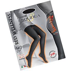 solidea redwellness opaque 140 den collant coprente compressivo colore nero taglia 1 s