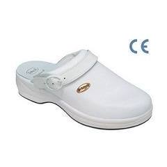 Scholl Dr. New Clog Bonus Liscio Pelle Bianco N°38