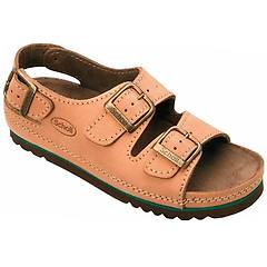 scholl dr airbag nubuck sandalo cuoio con cinturino n 43