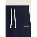 pantaloni sportivi wide leg con lunghezza full peacoat donna extra small