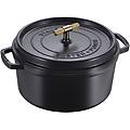 la cocotte cocotte buster+punch rotonda 28 cm nera