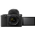 zv-e1 vlog camera full-frame con obiettivo intercambiabile 28-60 mm f/4-5. 6 (compatta e leggera 4k