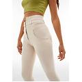 pantaloni wr. up in tessuto navetta con vita stile bustier crystal gray donna large