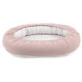 mini culla portatile nido plumetti rosa 55x90x15
