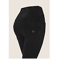 jeggings wr. up superskinny vita alta con dettagli cut-out jeans nero-cuciture in tono donna small