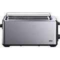 ht 5220 bk tostapane 2 fette acciaio inox nero 1470 w