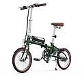 onesport. bicicletta elettrica pieghevole ot02 36v 250w city bike verde bici da citta ritiro gratis