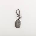 charm lettera n men's letter pendant charm canna di fucile taglia unica