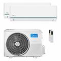 condizionatore evolution dual split 12000+18000 btu inverter a+ unità esterna 7. 9 kw