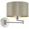 applique glamour maserlo grigio 1x e27