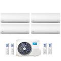 climatizzatore condizionatore quadri split inverter xtreme r-32 9000+12000+12000+12000 btu