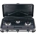 ar1fg03 fornello a gas da esterno gpl cucina a gas portatile per campeggio 3 fuochi con coperchio in