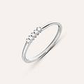 anello riviere grace oro bianco diamante collezione grace misura 52 oro bianco