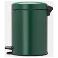 pedal bin newicon pattumiera a pedale 3 litri pine green