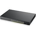 switch managed 24 porte gigabit+2 sfp gigabit ipv6 vlan design senza ventole rack