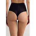 culotte brasilianata in microfibra a taglio vivo donna nero taglia 3