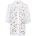 camicia in pizzo floreale