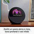 nuovo echo spot (modello 2024)-nero