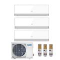 climatizzatore condizionatore inverter trial split halo bianco 12000+12000+12000 con lsgt70-3m