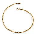 bracciale fune corda oro giallo 18 kt