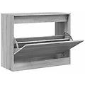 - scarpiera grigio sonoma 80x34x63 cm in legno multistrato