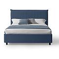 evergreenweb letto matrimoniale con contenitore bilbao blu